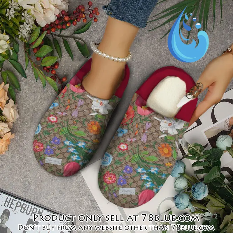 Gucci fleece slippers luxury inhouse slippers ihs1004 78b1503635